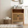 Szafka łazienkowa bambusowa 81x65x31cm Podgląd zdjęcia produktu 8