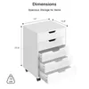 Armoire à dossiers ALIGHTUP avec 5 tiroirs verrouillables, Voir les images du produit 4