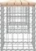 vidaXL Gabionová zahradní lavička 203x31x42 cm Borovicový Náhled obrázku produktu 4