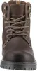 A close-up front view of a brown leather boot. Produktbild-Vorschau