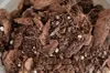 A close-up view of orchid potting mix, showing bark chips, coco coir, and perlite. Produktbild-Vorschau