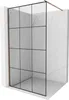 Mexen Kioto Duschwand 110 x 200 cm, Transparent/Schwarzes Produktbild-Vorschau 1