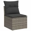 Eleganten-Stil 5-tlg. Garten-Lounge-Set mit Kissen Produktbild-Vorschau 4