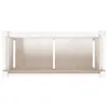 vidaXL Pflanzkübel mit Beinen Weiß 70x31x70 cm Massivholz Produktbild-Vorschau 8