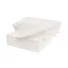 A stack of white disposable pads on a white background. Voir les images du produit