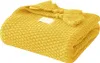 Pletená deka so strapcami Mäkká teplá pletená deka Cuddly Náhľad obrázku produktu 1