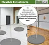 Pole Dance Matte 5 cm Ø 120cm grau Tanzstangenmatte Matte Produktbild-Vorschau 6