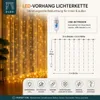 3x3M 300 LED Lichterkette, Lichterkettenvorhang mit 8 Modi Produktbild-Vorschau 2