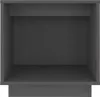 vidaXL Nachttische 2 Stk. Grau 40x30x40 cm Massivholz Produktbild-Vorschau 5