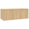 TV skříňka Sonoma dub 80x34x30 cm odvozený výrobek ze dřeva Náhled obrázku produktu 8
