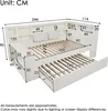 Divano letto Flieks in legno 90x200 cm con letto estraibile Anteprima dell’immagine prodotto 4