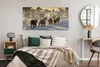 MuchoWow® Poster Rentiere - Bäume - Schnee 160x80 cm - Foto Produktbild-Vorschau 4