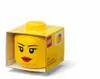 LEGO Mini-Aufbewahrungskopf STORAGE HEAD GIRL 360 ml gelb Produktbild-Vorschau 8