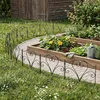 Relaxdays – obrzeże do grządek, zestaw 5 sztuk, metalowe, Podgląd zdjęcia produktu 3