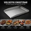 Werk24 Edelstahl Plancha Grillplatte für Gasgrill & Produktbild-Vorschau 8