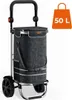 Sac à roulettes EASY, 50l, noir Voir les images du produit 2