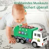 Kinder Spielzeug Müllauto mit Licht und Musik, 4D Produktbild-Vorschau 6