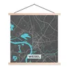 MuchoWow® Textilposter Deutschland - Blau - Wesel - Produktbild-Vorschau 1