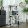 PawHut Arbre à chat 132 cm Arbre à chat avec niche pour Voir les images du produit 3