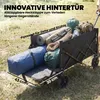 Outsunny Bollerwagen 60L Faltbar Handwagen Gartenwagen mit Produktbild-Vorschau 5