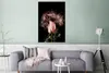 MuchoWow® Poster Blumen - Rauch - Rosa 80x120 cm - Produktbild-Vorschau 5