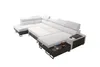 XXL Sofa Eckcouch U-Form MELODIE VI - GRAU FREYA 210.23 + Produktbild-Vorschau 6
