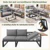 Flieks Gartenlounge-Set 4-tlg., Gartensofa mit Produktbild-Vorschau 8