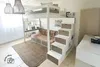 Letto a soppalco in legno con ripiano per scale Sylvia - Anteprima dell’immagine prodotto 10
