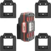 4x Akku Halter für Parkside 20V Halterung Akkus Wandhalter Produktbild-Vorschau 1