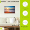ARTland Leinwandbild Sonnenuntergang und das Meer Größe: Produktbild-Vorschau 2