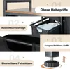 A collage of close-up images highlighting features of a laundry sorter. Produktbild-Vorschau