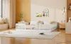 Cama doble de 90 x 200 cm, cama infantil baja con Vista previa de la imagen del producto 17