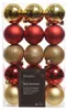 Unzerbrechliche Weihnachtskugeln Set, 30 Stk, 6 cm, Produktbild-Vorschau 4