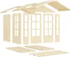 Gartenhaus Bertilo She Shed Arley mit Fußboden 214 x 305 cm Produktbild-Vorschau 10