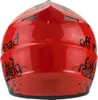 Crosshelm Helm Kinderhelm Motorradhelm Motocross Racing Rot Produktbild-Vorschau 5