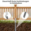 4x Universeller Pfostenträger zum Einschlagen L, 50,5*4CM Produktbild-Vorschau 9