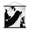 MuchoWow® Textilposter Schwarz - Abstrakt - Design 90x90 cm Produktbild-Vorschau 1