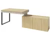 Marmex Möbel Schreibtisch LUCA LC10 Sandbeige + geölte Produktbild-Vorschau 1