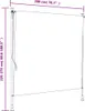 vidaXL Vonkajšia roleta oranžová a biela 200x270 cm látka a Náhľad obrázku produktu 11