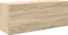 A wooden cabinet shown from a side angle against a white background. Anteprima dell’immagine prodotto