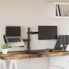 vidaXL Držák monitoru černá ocel VESA 75/100 mm Náhled obrázku produktu 2