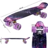 Malplay Mini Skateboard mit Leuchtende RGB LED-Räder,56cm Produktbild-Vorschau 2