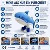 Wiztex Talianska plyšová hračka "Brainrot Blau" – plyšová Náhľad obrázku produktu 4