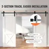 SucceBuy 8FT Set di ferramenta per porte scorrevoli per Anteprima dell’immagine prodotto 2