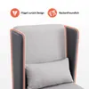 M MCombo Ohrensessel mit Hocker, Polstersessel Relaxsessel Produktbild-Vorschau 3