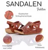Gemini Damen Sandale braun Größe 39 Produktbild-Vorschau 4