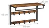 Relaxdays 4052025821005, Wandmontage, IJzer, 10 haken, Wit, Productafbeelding-voorbeeld 4