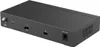 A black network switch is shown from a diagonal angle on a light gray background. Anteprima dell’immagine prodotto