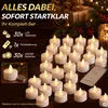 MONZANA LED Teelichter mit Fernbedienung, flackernd, 30er Produktbild-Vorschau 4