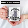 Trendation - Mathe-Lehrer Tasse Geschenkidee I Love Math It Produktbild-Vorschau 2